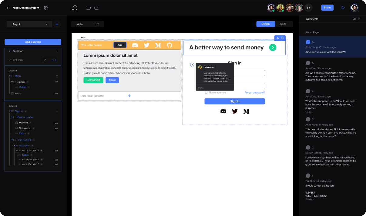 collabur prototyper screen